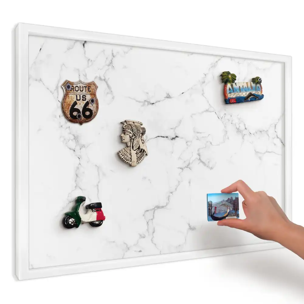 Panou magnetic decorativ cu design elegant de marmură cu vene