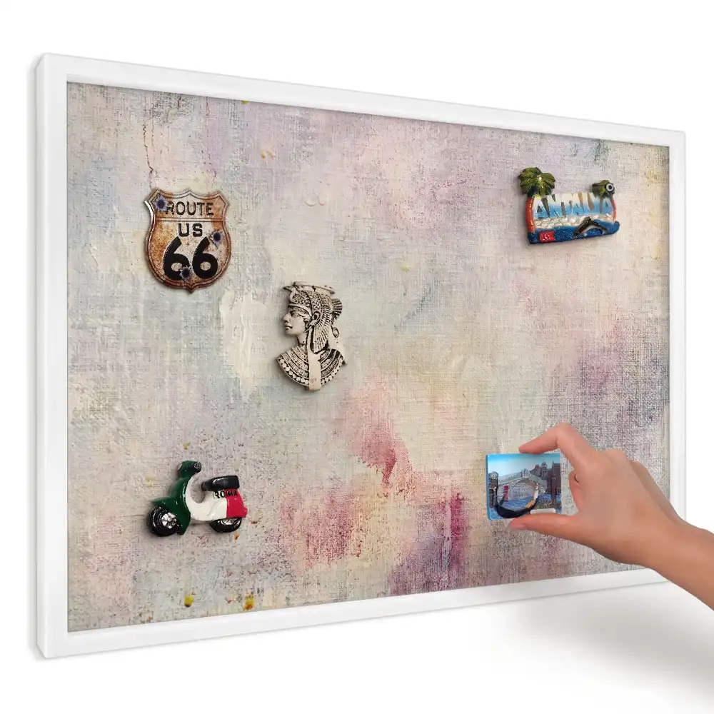 Panou magnetic decorativ cu design Lumina pastelată estompează