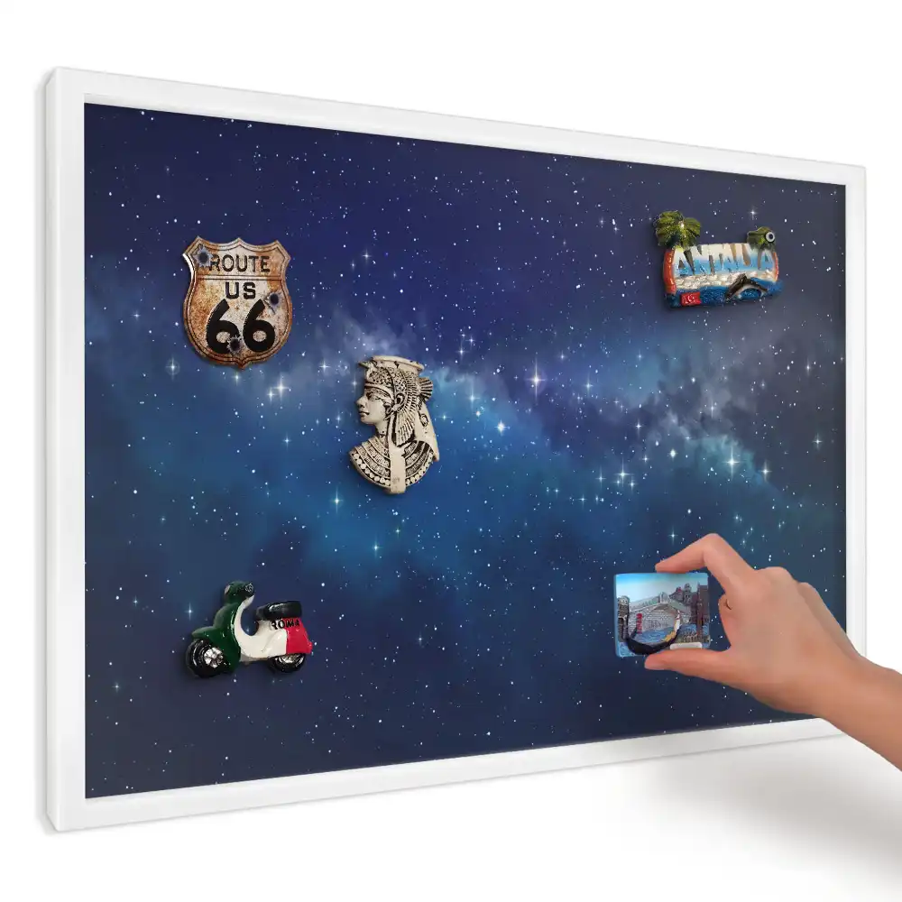 Tablă magnetică de perete Cer albastru cosmic