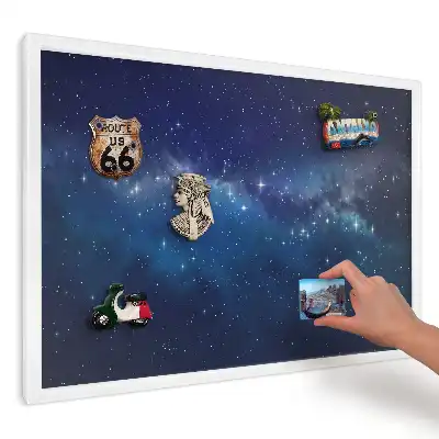 Tablă magnetică de perete Cer albastru cosmic