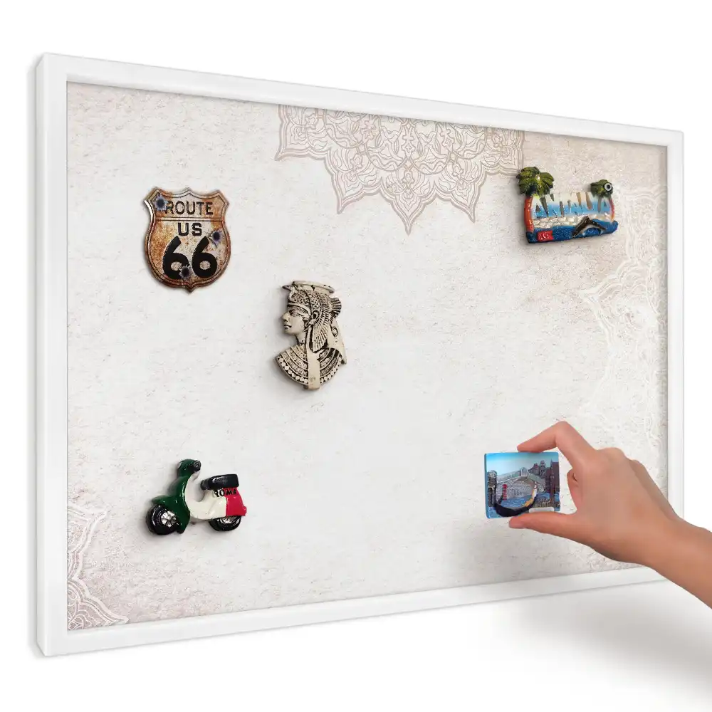 Panou magnetic decorativ cu model etnic elegant