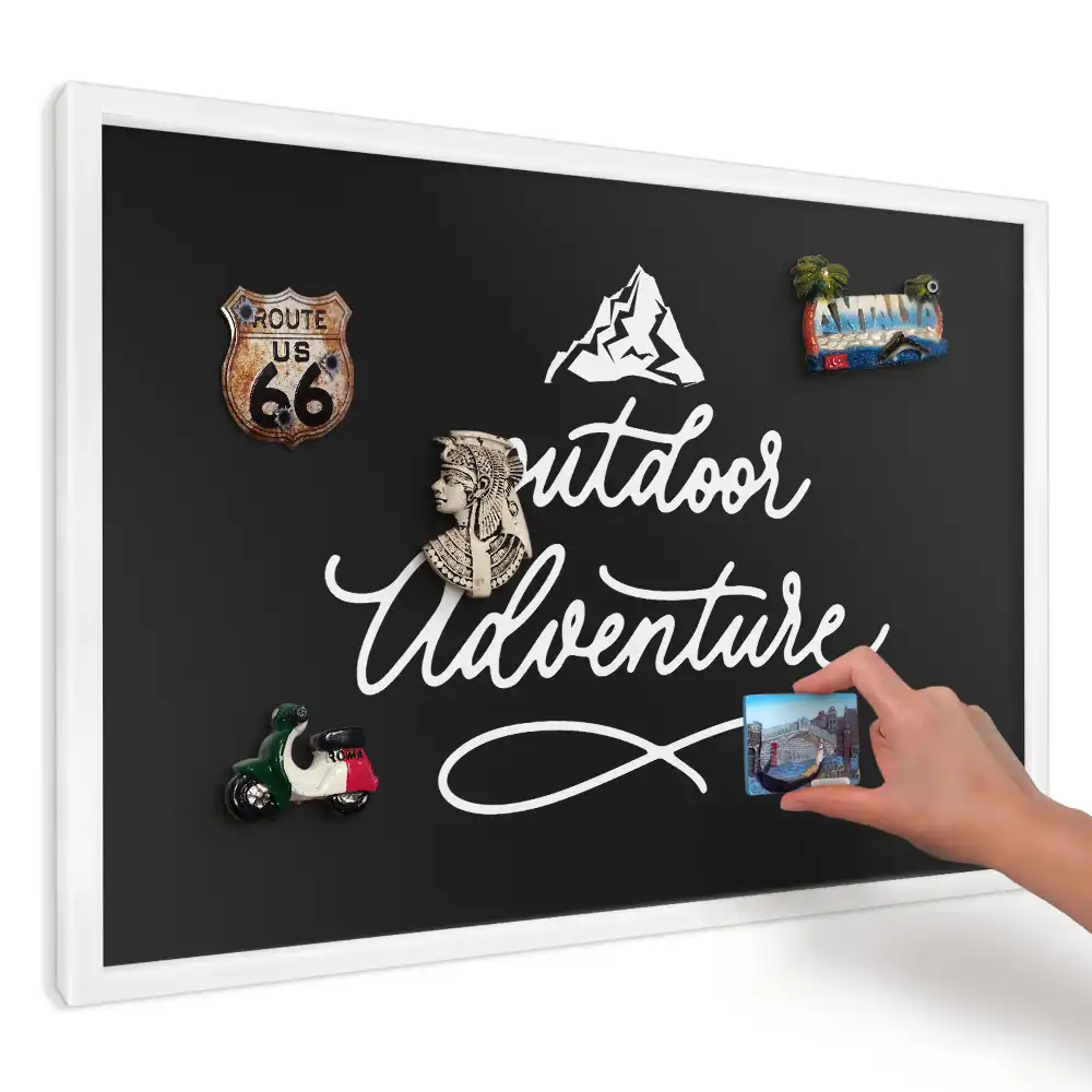 Panou magnetic decorativ cu grafică pentru aventuri în aer liber