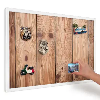 Panou magnetic decorativ cu design de plăci rustice calde