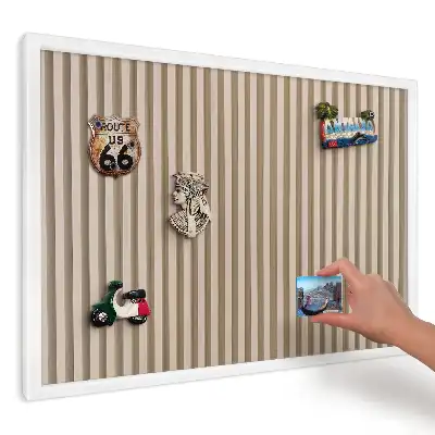 Panou magnetic decorativ de perete cu benzi verticale luminoase