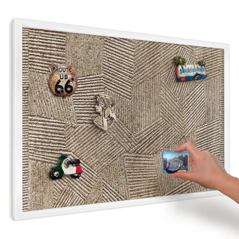 Panou magnetic decorativ cu model Geometrie subtilă
