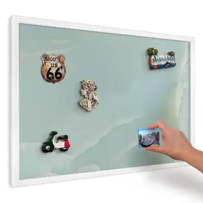 Panou magnetic decorativ cu design abstract Tranziții delicate pastelate
