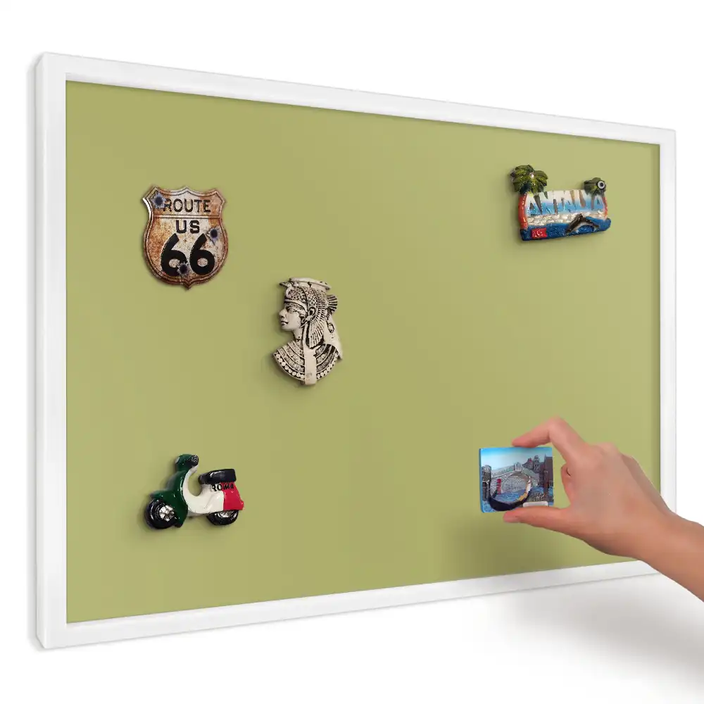 Panou magnetic decorativ cu design vintage verde