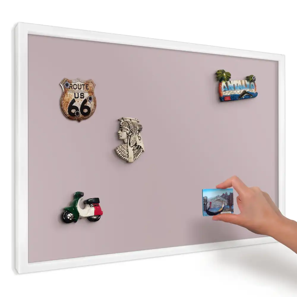 Panou magnetic decorativ Minimalism roz delicat