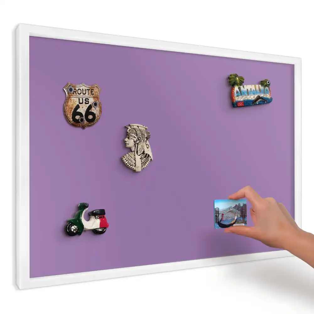 Panou magnetic decorativ cu design Eleganță violetă