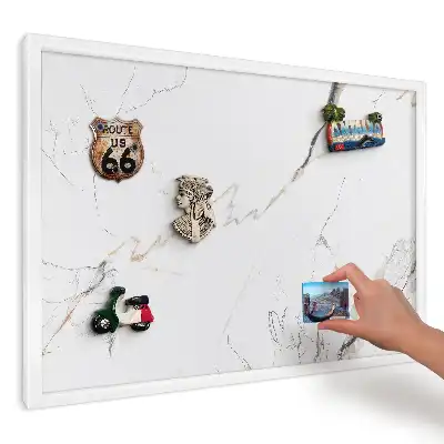 Panou magnetic decorativ cu design elegant în nuanțe de bej și gri