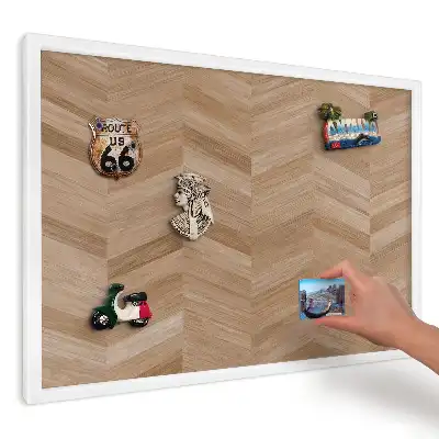 Panou decorativ magnetic de perete cu model spică caldă pentru interior