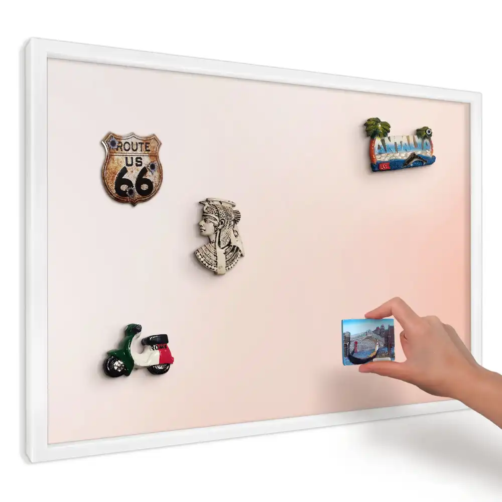 Panou magnetic decorativ cu compoziție pastelată armonioasă