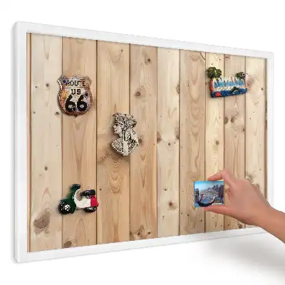 Panou magnetic decorativ cu textură de lemn cald