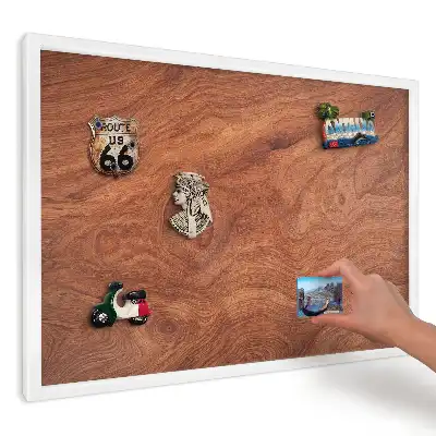 Panou magnetic decorativ cu textură de lemn cald