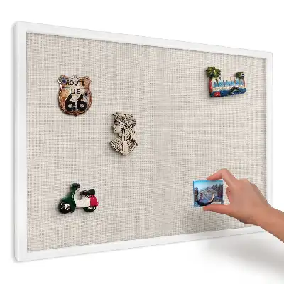 Panou magnetic decorativ cu textură naturală bej