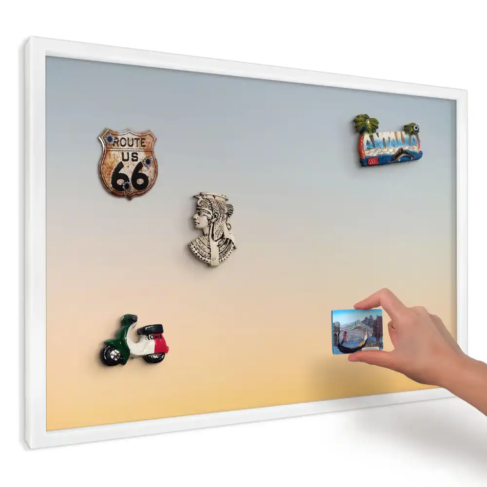 Panou magnetic decorativ cu design gradient cald