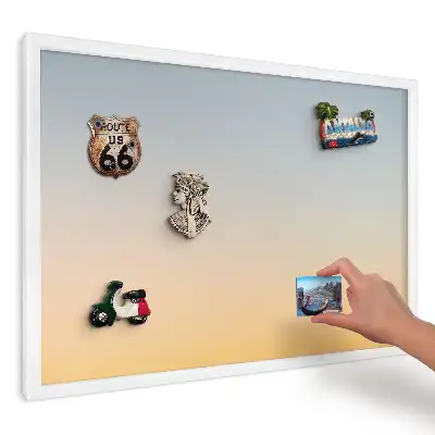 Panou magnetic decorativ cu design gradient cald