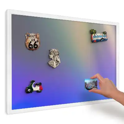 Panou magnetic decorativ cu gradient violet și albastru