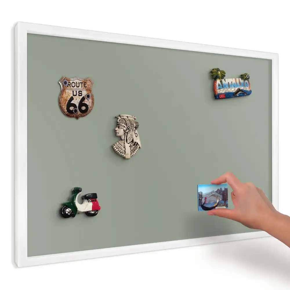 Panou magnetic decorativ de perete verde pastel
