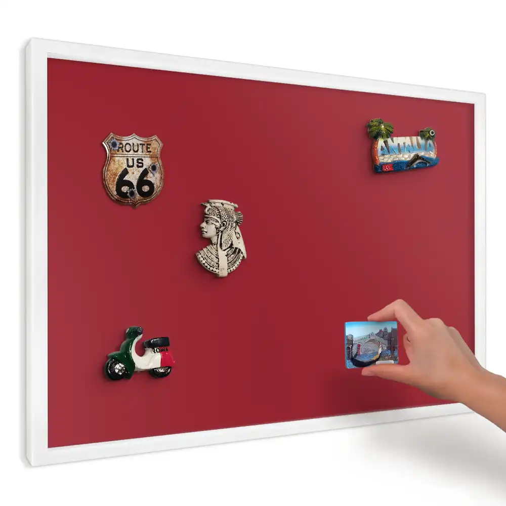 Panou magnetic decorativ stil minimalist burgund