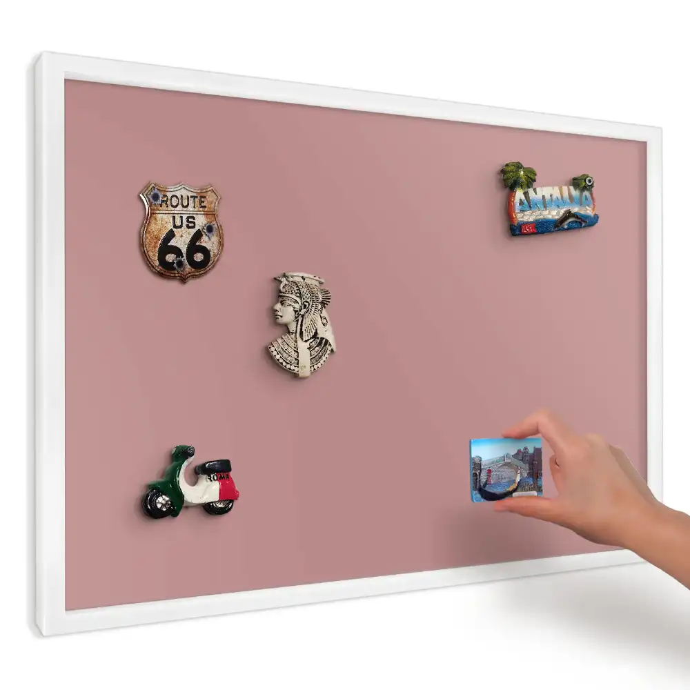 Panou magnetic decorativ de perete stil minimalist roz