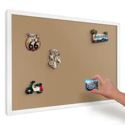 Tablă magnetică de perete portocalie minimalistă