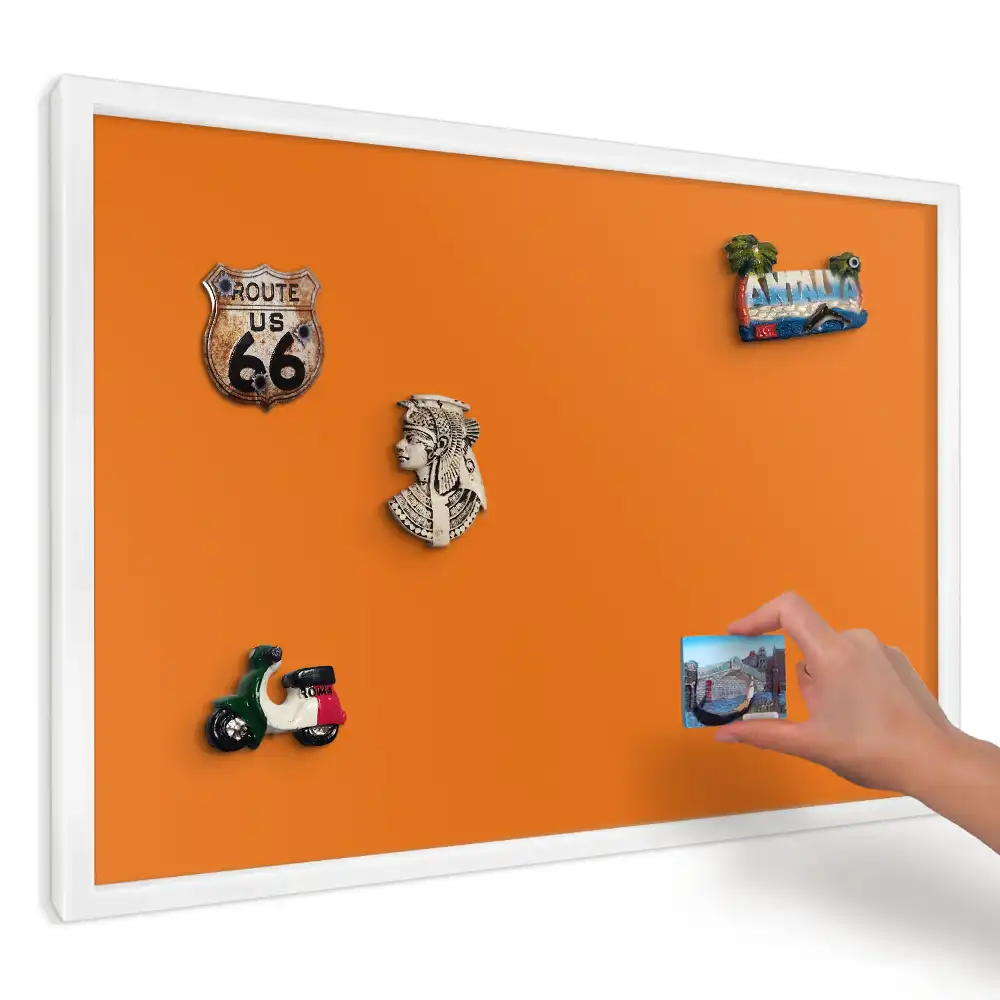 Panou magnetic decorativ cu model cald și energizant portocaliu
