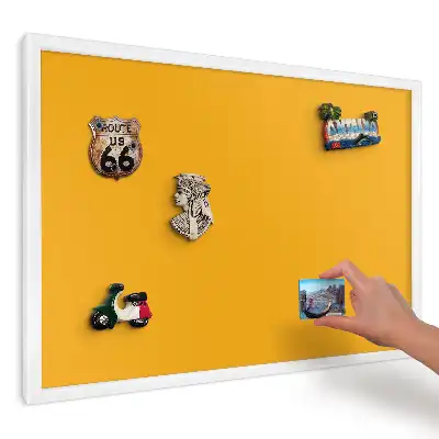 Panou magnetic decorativ de perete Energie galbenă intensă
