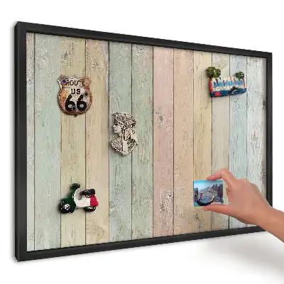 Panou magnetic pentru fotografii și suveniruri cu model stil plăci pastelate