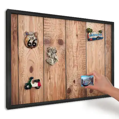 Tablă magnetică pentru magneți de frigider cu design rustic