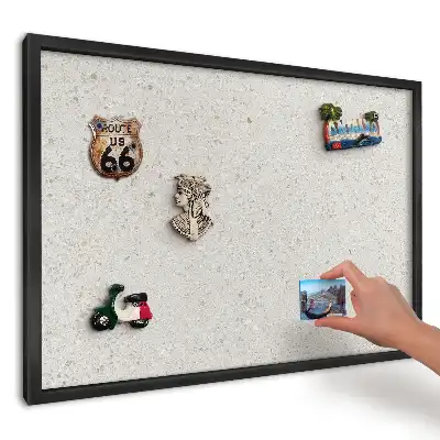 Panou pentru magneți de călătorie cu textură subtilă și delicată