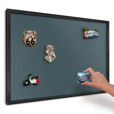 Panou magnetic pentru magneți din călătorii model Geometrie Albastră Marine