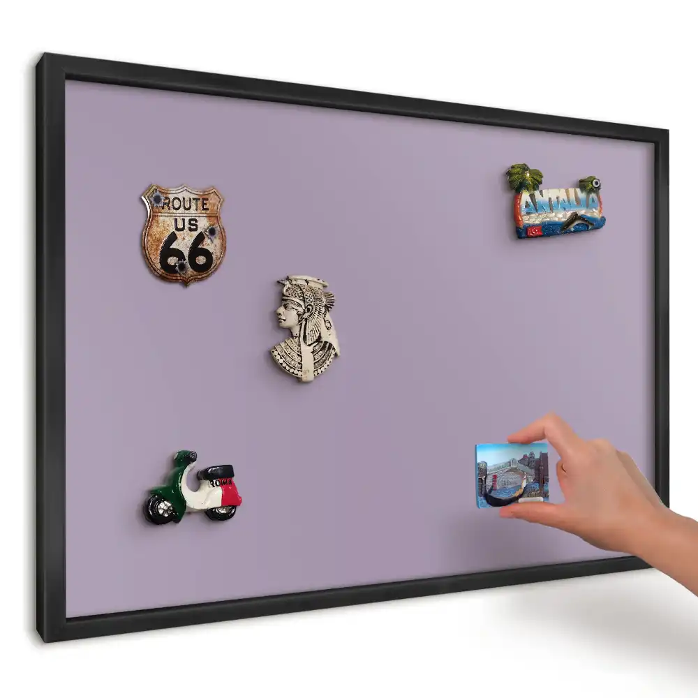 Panou pentru magneți de călătorie model Minimalism liliac violet