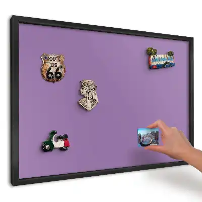 Tablă magnetică pentru magneți de călătorie Eleganță violetă