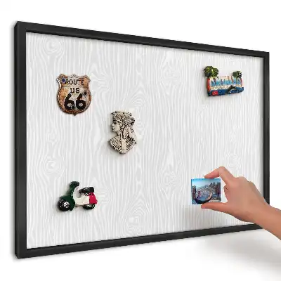 Tablă magnetică modernă din lemn pentru magneți de vacanță