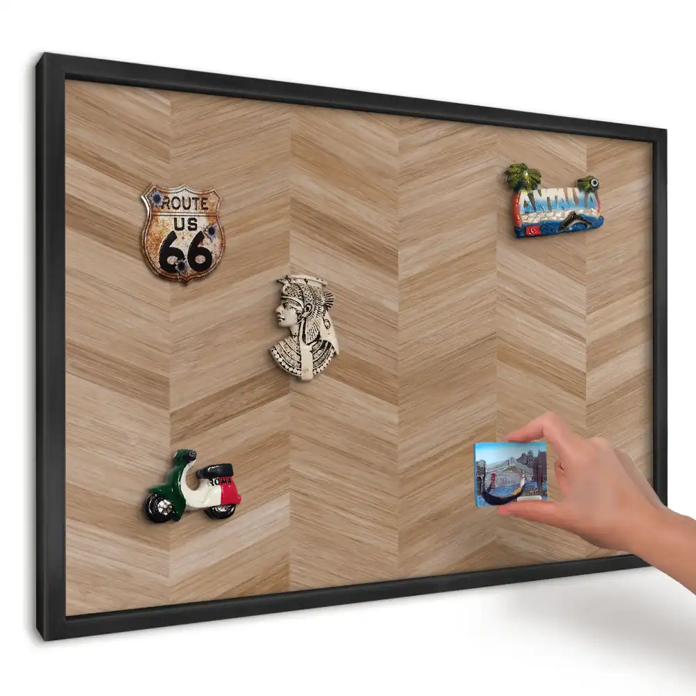 Tablă magnetică pentru magneți de vacanță cu design de spic cald pentru interior