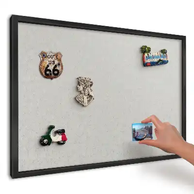 Panou magnetic pentru fotografii și suveniruri cu model vegetal delicat