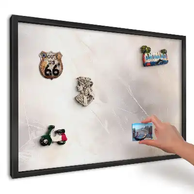 Panou pentru magneți de suveniruri cu design eteric delicat