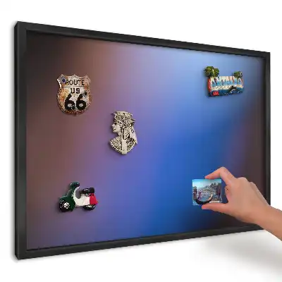 Tablă magnetică pentru magneți cu model abstract artistic colorat