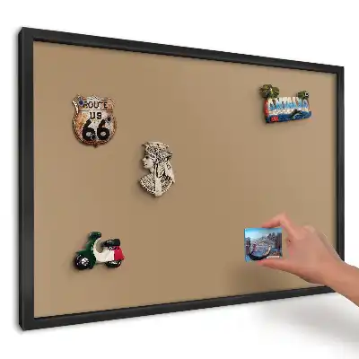 Panou pentru magneți de călătorie în nuanță portocaliu minimalist vibrant