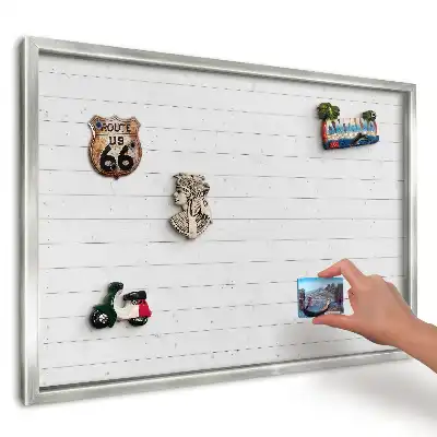 Panou magnetic înrămat cu plăci verticale ușoare pentru magneți