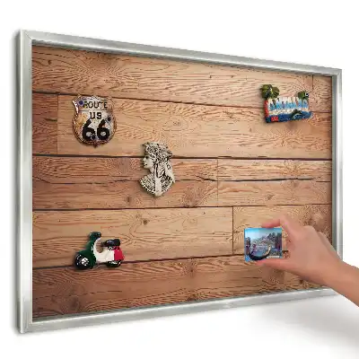 Panou magnetic înrămat Plăci naturale calde