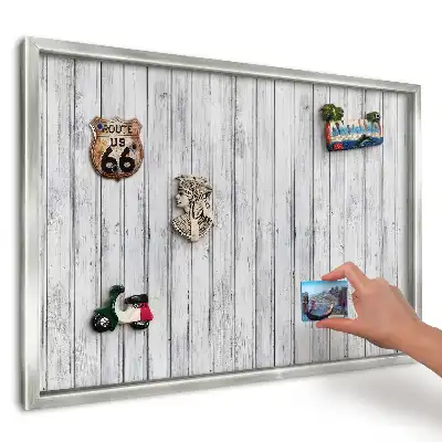 Panou magnetic înrămat cu textură naturală