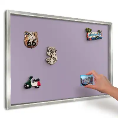 Panou magnetic înrămat Minimalism liliac violet