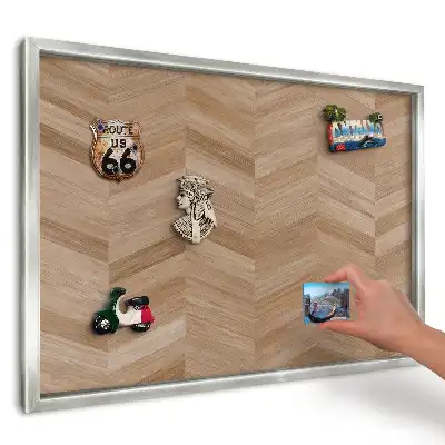 Tablă metalică de perete cu ramă Spică caldă pentru interior