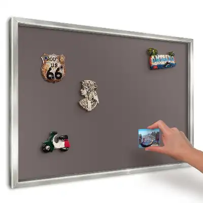 Panou magnetic înrămat Eleganță Burgundică Profundă