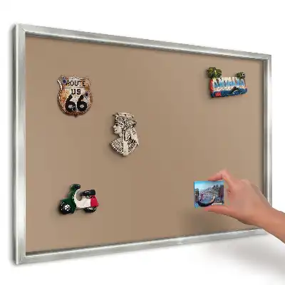 Panou magnetic înrămat stil minimalist portocaliu