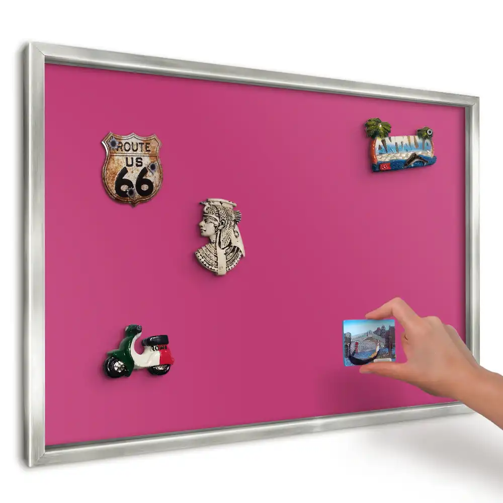 Panou magnetic înrămat Fuchsia energic