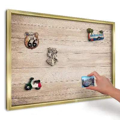 Tablă magnetică imprimată de perete Plăci din lemn natural