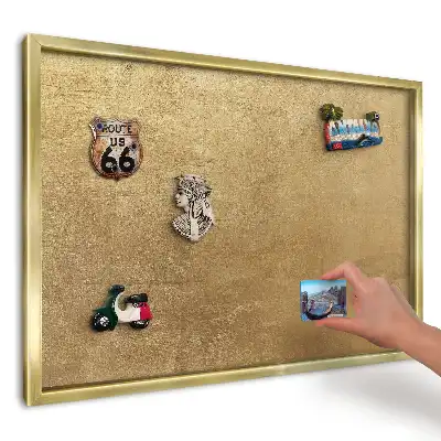 Tablă magnetică imprimată de perete Textură galbenă caldă